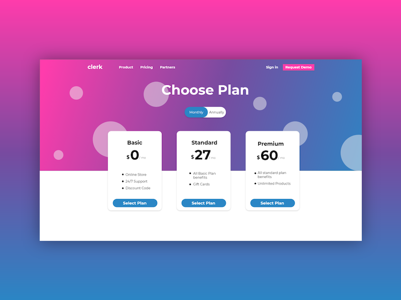 building a pricing page for saas fast